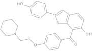 3-Des[4-(2-Piperidinyl)ethoxy]benzoyl-7-[4-(2-Piperidinyl)ethoxy]benzoyl Raloxifene