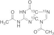 N2,9-Diacetylguanine-13C2,15N