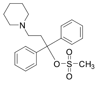 1,1-Diphenyl-3-piperidinopropanol Methanesulfonate
