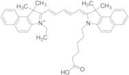 Didesulfo Bisbenzyl Cyanine 5 Monofunctional Hexanoic Acid Dye