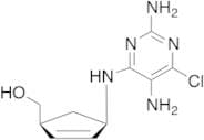4-(2,5-Diamino-6-chloropyrimidin-4-ylamino)cyclopent-2-enyl]methanol)