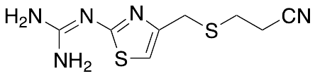 3-[[[2-[(Diaminomethylene]amino-4-thiazolyl]thio]propionitrile