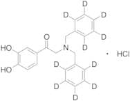 2-(Dibenzylamino)-3',4'-dihydroxy-acetophenone Hydrochloride-d10