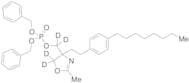 Dibenzyl [2-Methyl-4-[2-(4-octylphenyl)ethyl]-4,5-dihydro-1,3-oxazol-4-yl]methyl-d4 Phosphate