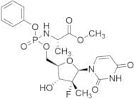 N-[[P(S),2′R]-2′-Deoxy-2′-fluoro-2′-methyl-P-phenyl-5′-uridylyl]-L-alanine Methyl Ester