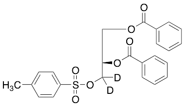 (R)-2,3-Di(benzoyloxy)propyl-1,1-d2 4-Toluenesulfonate