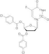 3,5-Di-O-p-chlorobenzoyl α,β-Floxuridine-13C,15N2