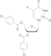 3,5-Di-O-p-chlorobenzoyl Floxuridine-13C,15N2