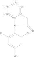 1-(2,6-Dichloro-4-hydroxphenyl)-1,3-dihydroindol-2-one-13C6