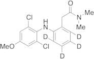 2-(2-((2,6-Dichloro-4-methoxyphenyl)amino)phenyl-d4)-N,N-dimethylacetamide