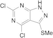 4,6-Dichloro-3-(methylthio)-1H-pyrazolo[3,4-d]pyrimidine