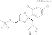 cis-[2-(2,4-Dichlorophenyl)-2-(1H-1,2,4-triazol-1-yl-methyl)-1,3-dioxolan-4-yl]methyl Methanesulfo…