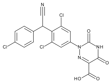 Diclazuril 6-Carboxylic Acid [(4-Chlorophenyl)cyanomethyl]-2,6-dichlorophenyl-4-amide