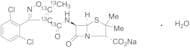 Dicloxacillin-13C4 Sodium Salt Monohydrate