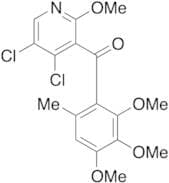 (4,5-Dichloro-2-methoxy-3-pyridinyl)(2,3,4-trimethoxy-6-methylphenyl)methanone