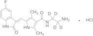 N,N-Didesethyl Sunitinib-d4 Hydrochloride