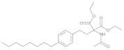 Diethyl 2-Acetamido-2-[2-(4-octylphenylethyl)malonate