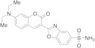 2-[7-(Diethylamino)-2-oxo-2H-1-benzopyran-3-yl]-5-benzoxazolesulfonamide