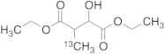 Diethyl 2-Hydroxy-3-methylbutanedioate-13C