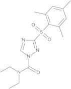 N,N-Diethyl-3-(mesitylsulphonyl)-1H-1,2,4-triazole-1-carboximidamide (Cafenstrole)