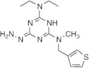 2-N,2-N-Diethyl-6-hydrazinyl-4-N-methyl-4-N-(thiophen-3-ylmethyl)-1,3,5-triazine-2,4-diamine