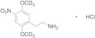 2,5-Dimethoxy-4-nitrophenethylamine-d6 Hydrochloride