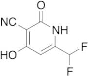 6-(Difluoromethyl)-1,2-dihydro-4-hydroxy-2-oxo-3-pyridinecarbonitrile