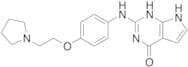 3,7-Dihydro-2-[[4-[2-(1-pyrrolidinyl)ethoxy]phenyl]amino]-4H-pyrrolo[2,3-d]pyrimidin-4-one