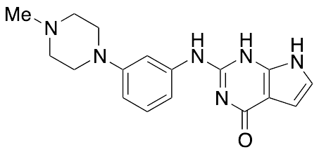 3,7-Dihydro-2-[[3-(4-methyl-1-piperazinyl)phenyl]amino]-4H-pyrrolo[2,3-d]pyrimidin-4-one