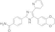 4-[4-(2,3-Dihydro-1,4-benzodioxin-6-yl)-5-(2-pyridinyl)-1H-imidazol-2-yl]-benzamide
