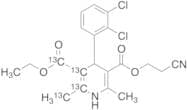 1,4-Dihydro-2,6-dimethyl-3-(2-cyanoethoxycarbonyl)-5-ethoxycarbonyl-4-(2,3-dichlorophenyl)pyridine…