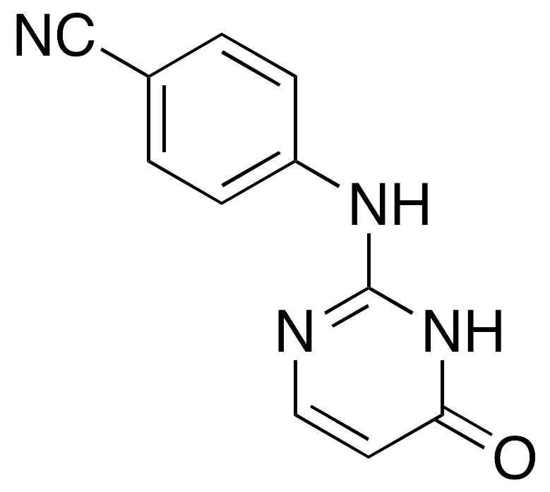 4-[(1,4-Dihydro-4-oxo-2-pyrimidinyl)amino]benzonitrile