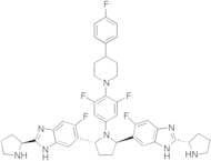 6,6'-((2R,5R)-1-(3,5-difluoro-4-(4-(4-fluorophenyl)piperidin-1-yl)phenyl)pyrrolidine-2,5-diyl)bis(…
