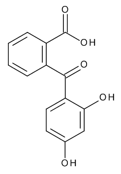 2',4'-Dihydroxy-2-benzoylbenzoic Acid