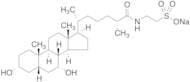 [(25R)-3α,7α-Dihydroxy-5β-cholestan-26-oyl]taurine Sodium Salt
