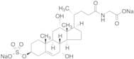 N-[(3β,7α,12α)-7,12-Dihydroxy-24-oxo-3-(sulfooxy)chol-5-en-24-yl]glycine Disodium Salt
