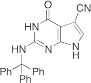 4,7-Dihydro-4-oxo-2-[(triphenylmethyl)amino]-3H-pyrrolo[2,3-d]pyrimidine-5-carbonitrile