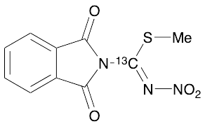 1,3-Dihydro-N-nitro-1,3-dioxo-2H-isoindole-2-carboximidothioic acid Methyl Ester-13C