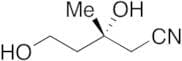 (R)-3,5-Dihydroxy-3-methylpentanenitrile