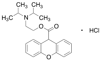 2-Diisopropylaminoethyl Ester Xanthene-9-carboxylic Acid Hydrochloride
