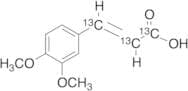 3,4-Dimethoxy[7,8,9,-13C3]-cinnamic Acid
