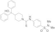 N-[4-[(Dimethylamino)sulfonyl]phenyl]-4-(hydroxydiphenylmethyl)-1-piperidinecarbothioamide