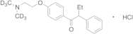1-[4-[2-Dimethylamino)ethoxy]phenyl]-2-phenyl-1-butanone-d6 Hydrochloride