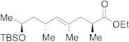 (2S,4E,6R,8S)-8-[[(1,1-Dimethylethyl)dimethylsilyl]oxy]-2,4,6-trimethyl-4-nonenoic Acid Ethyl Ester