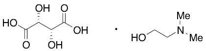 2-Dimethylaminoethanol Bitartrate