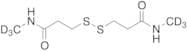 N,N'-Dimethyl-3,3'-dithiodipropionamide-d6