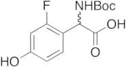 α-[[(1,1-Dimethylethoxy)carbonyl]amino]-2-fluoro-4-hydroxybenzeneacetic Acid