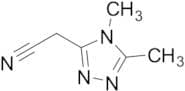 2-(Dimethyl-4H-1,2,4-triazol-3-yl)acetonitrile