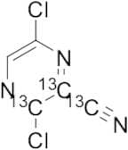 3,6-Dichloro-2-pyrazinecarbonitrile-13C3