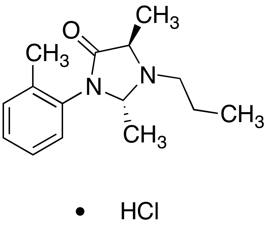 2,5-Dimethyl-3-(2-methylphenyl)-1-propylimidazolini-4-one Hydrochloride